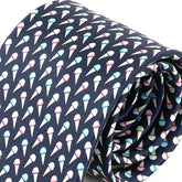 Blue Ice Cream Cone Tie